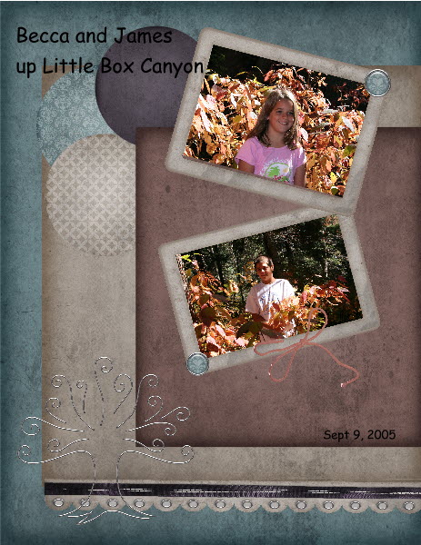 James and Becca up Little Box