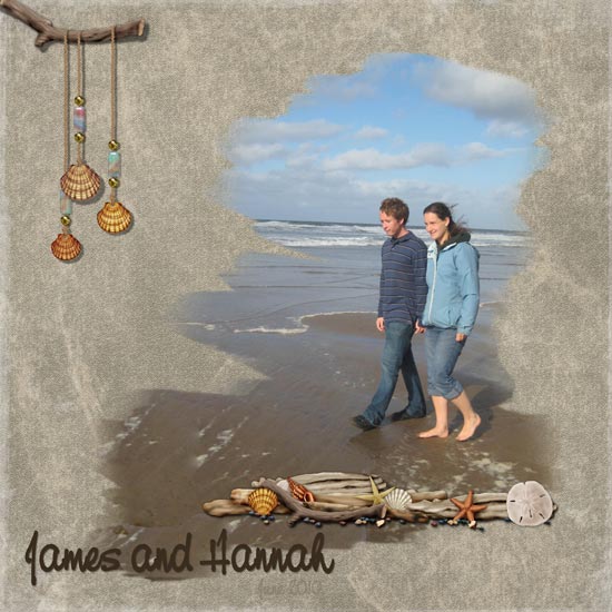 James and Hannah on the Beach