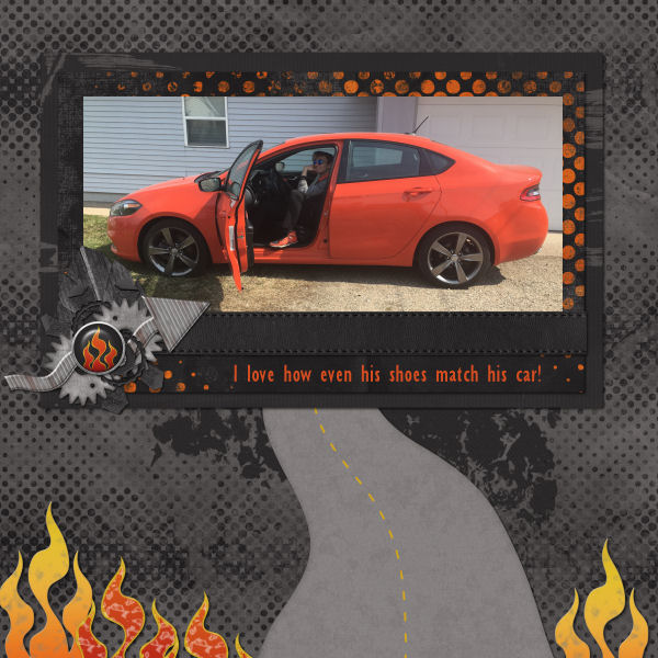 James and his car!