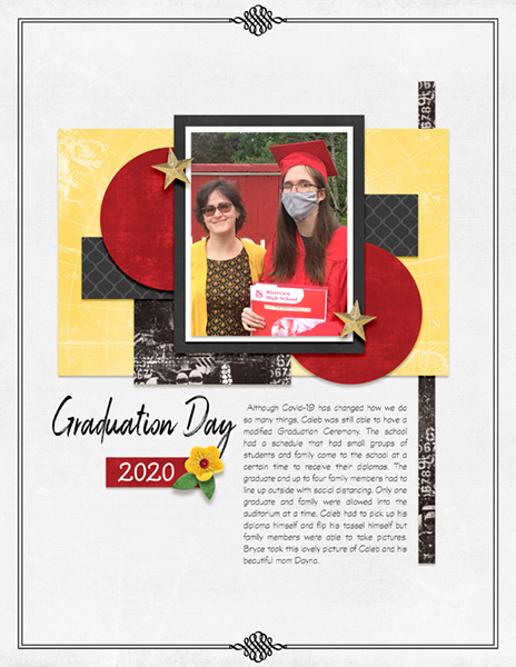 Jan 2021 Template2 Challenge - Calebs Graduation Day