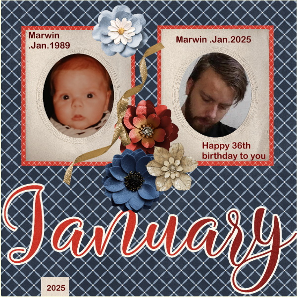 Jan.2025 Happy 36 th birthday Marwin