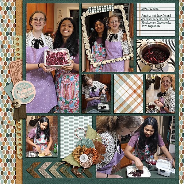 Janette Baking with her Friend