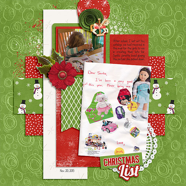 Janette's Christmas Letter to Santa