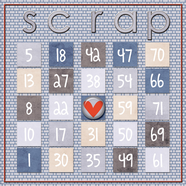 Jan's Bingo Card June 13-2014
