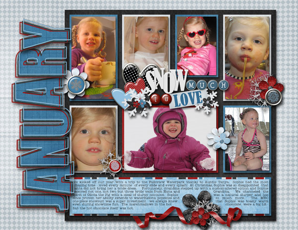 January 2012 calendar topper