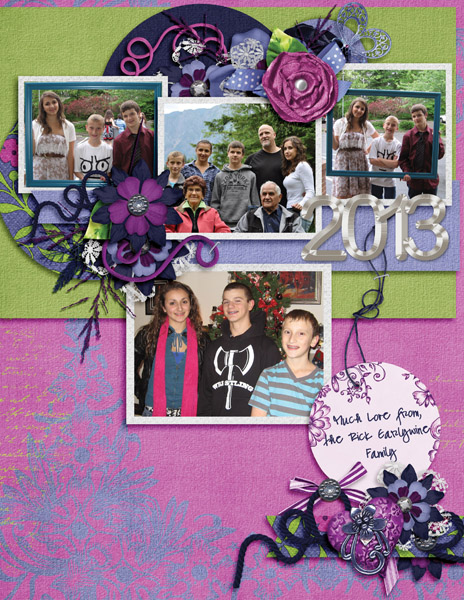 January 2013 Calendar Cover