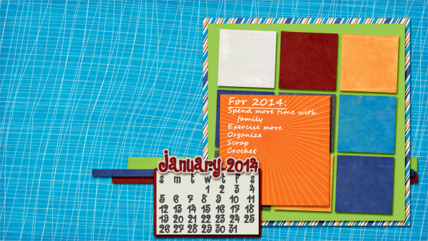 January 2014 Desktop - December Desktop Challenge
