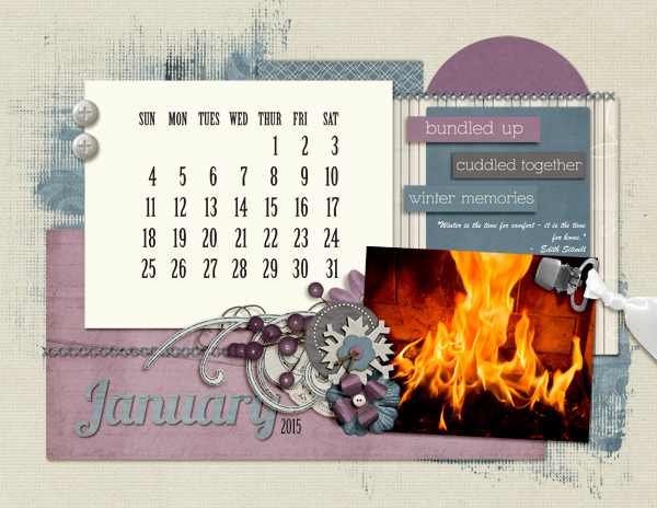 January 2015 calendar