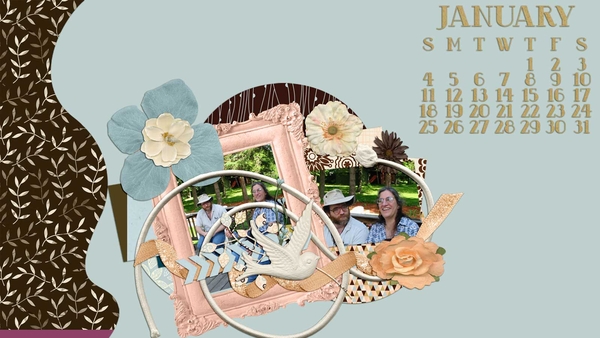 January 2015 Desktop Calendar