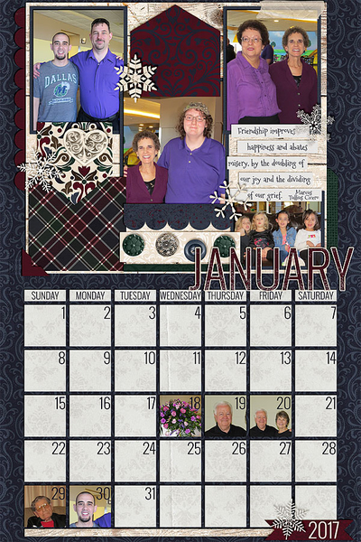 January 2017 Calendar