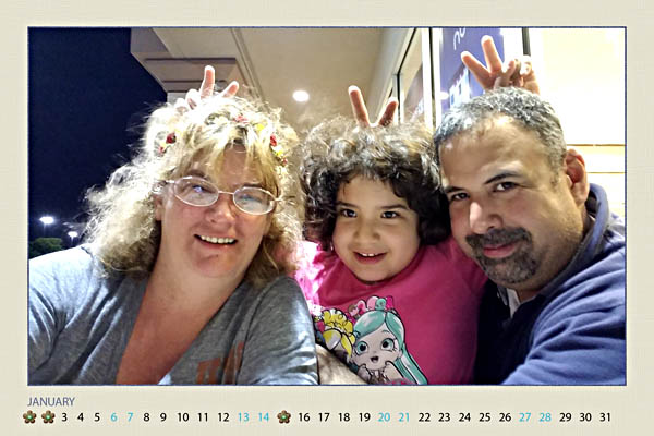 January 2018 Calendar