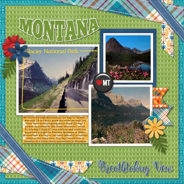 January 2018 Template Bundle - Travelogue Montana
