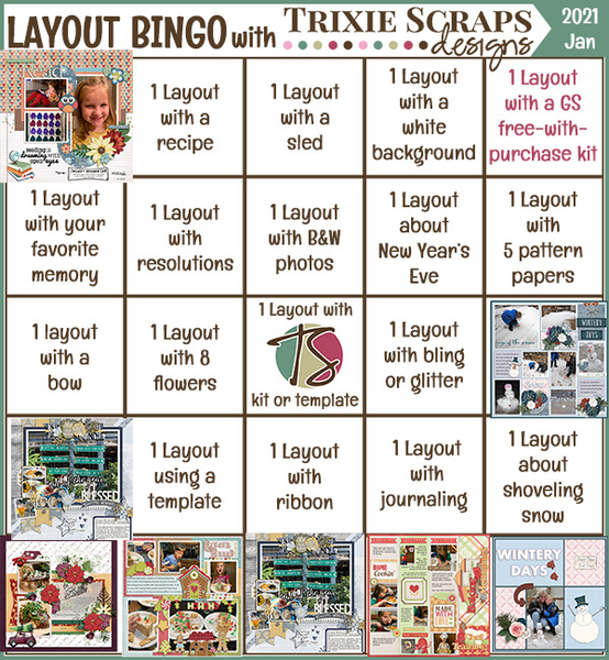 January 2021 Bingo