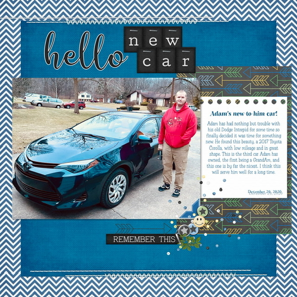 January 2021 Surprise Challenge: Adam's New Car
