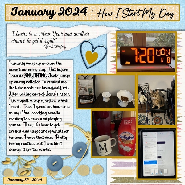 January 2024 Every Day Moments Challenge