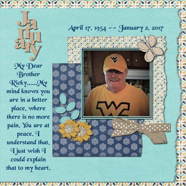 January ~ A Great Loss