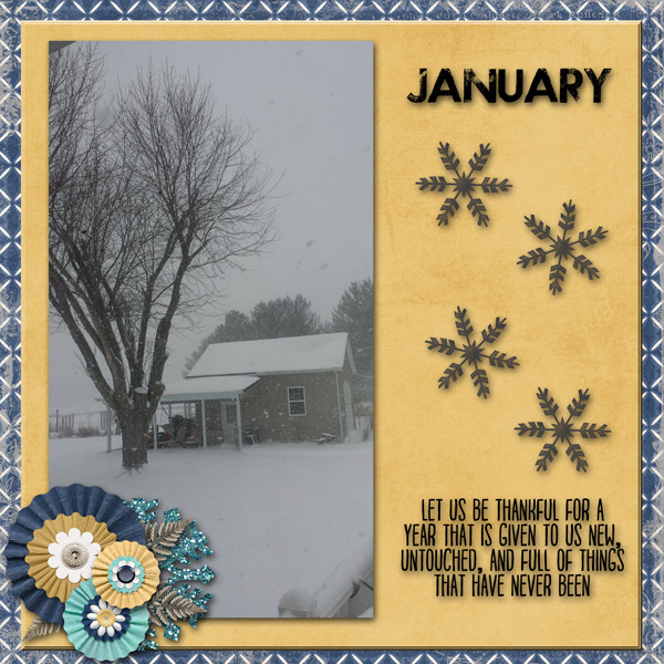 January A Year of Blessings Challange
