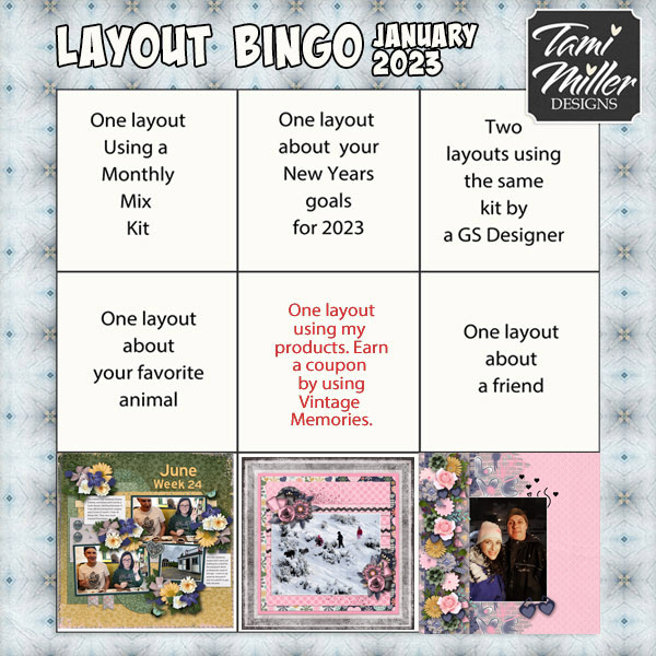 January BINGO