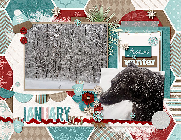 January calendar topper
