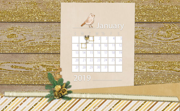 January desktop