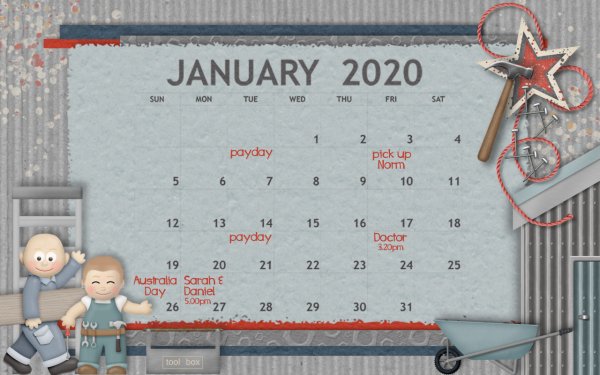 January Desktop