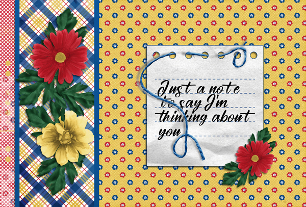 January greeting card