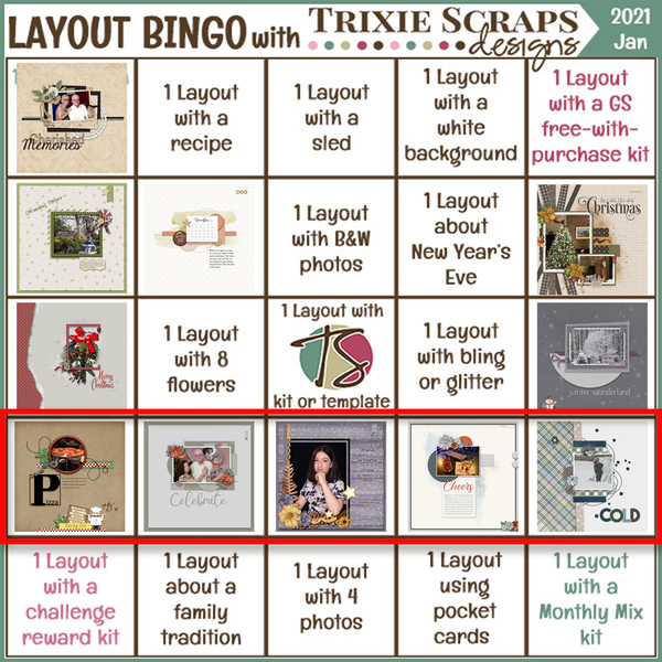 January Layout Bingo