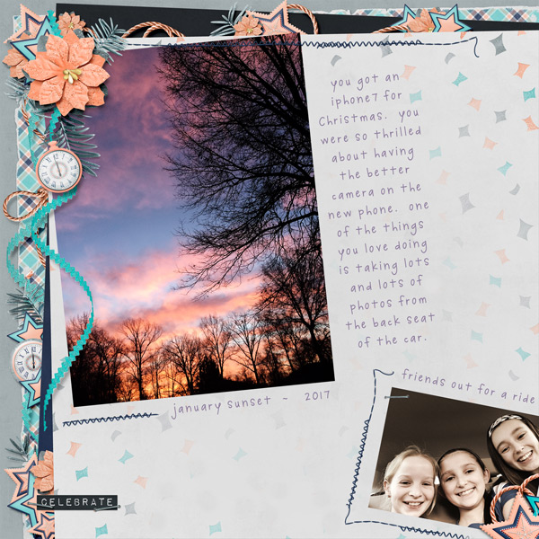january sunset