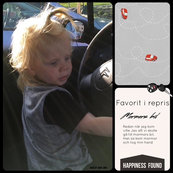 Jax and grandmas car II