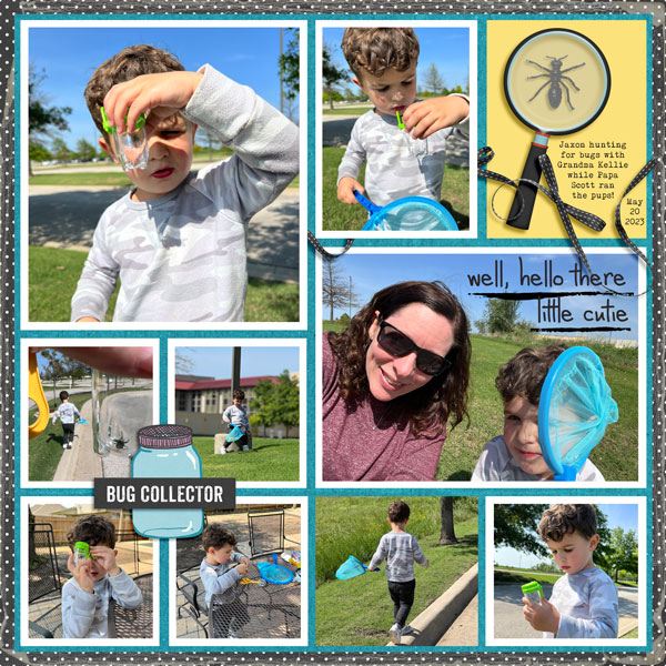 Jaxon + Grandma Kellie on a Bug Hunt 5.20.2023