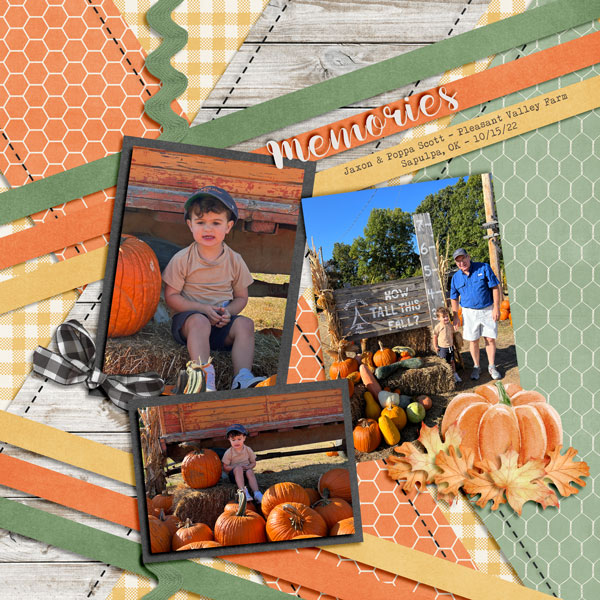 Jaxon + Poppa Scott at Pumpkin Patch - 10.15.22