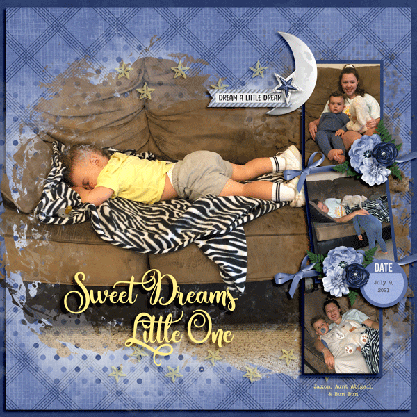 Jaxon ready for bed + napping 7.9.21