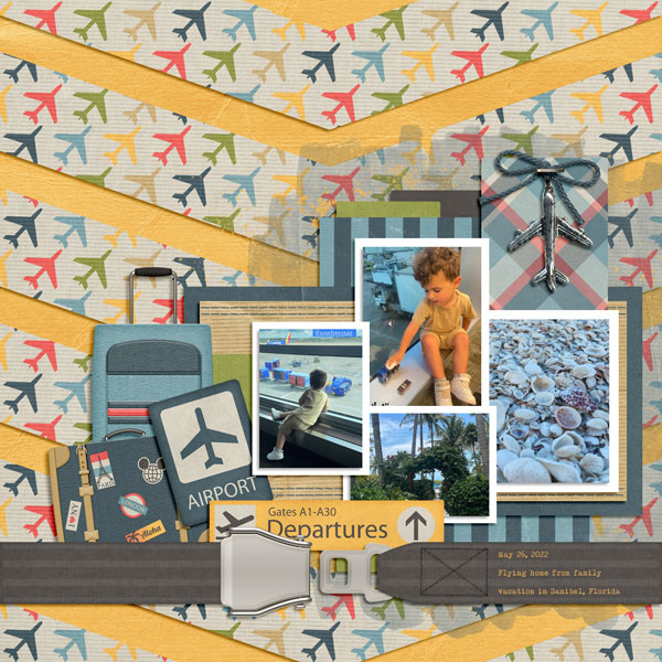 Jaxon Traveling Home from Sanibel Island, FL 5.25.2022