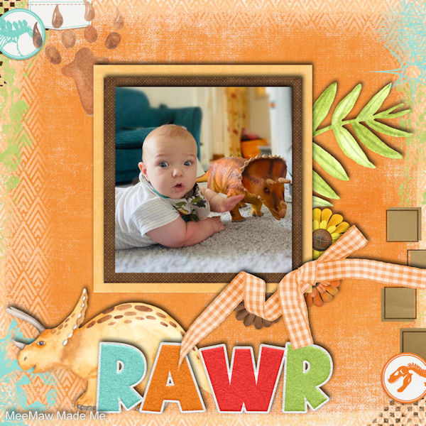 Jaxon With Dinosaur