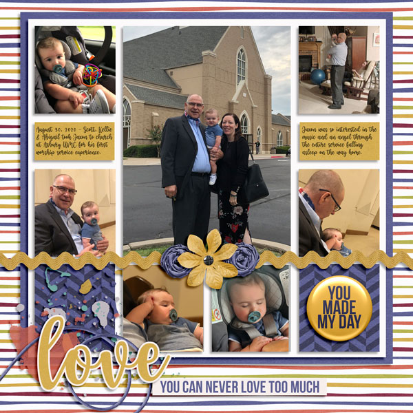 Jaxon's 1st church experience 8.30.20