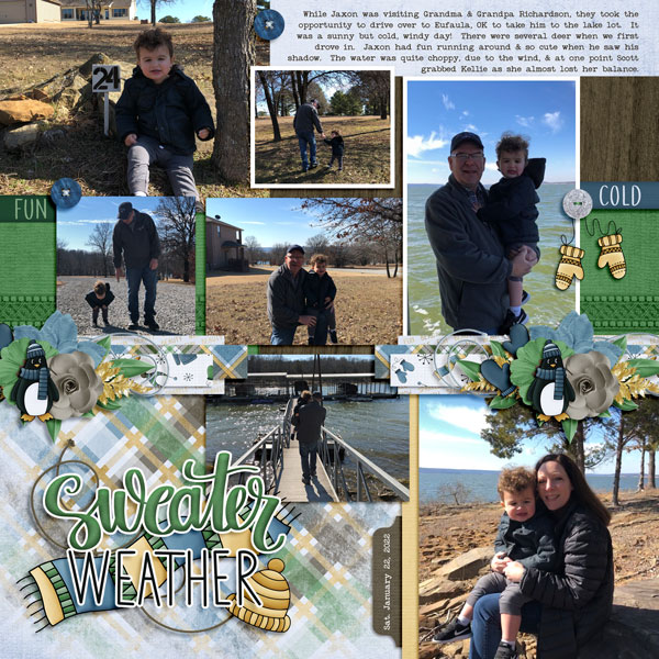 Jaxon's 1st Visit to Grandma + Grandpa's lake lot 1.22.2022