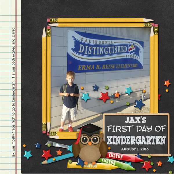 Jax's First Day of Kindergarten