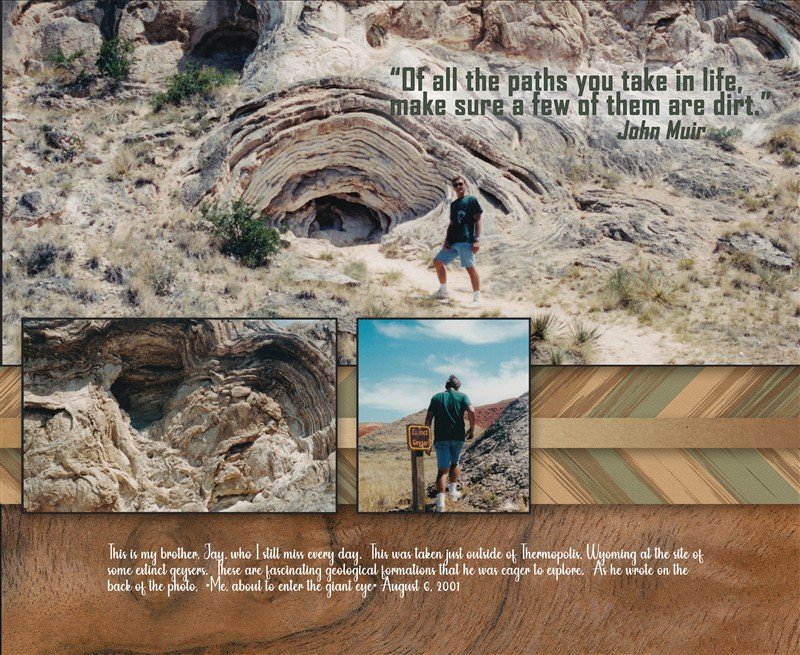 Jay at Extinct Geysers