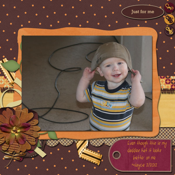 Jayce and Daddys hat