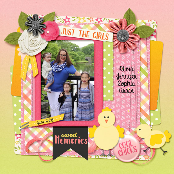 Jenny with her girls