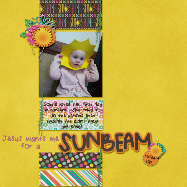 Jesus wants me for a sunbeam