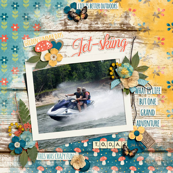 Jet-skiing