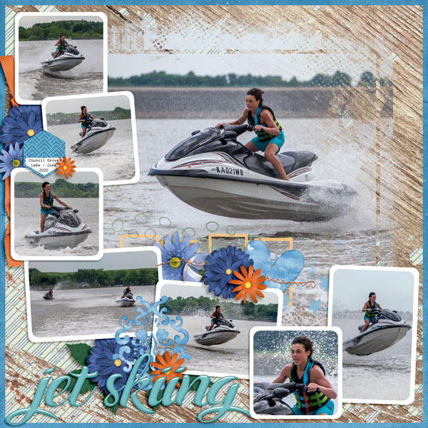 jet skiing