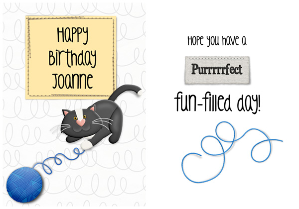 Joanne Birthday Card