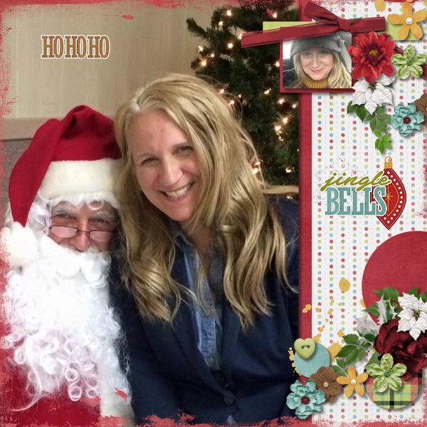 Joannie and Santa