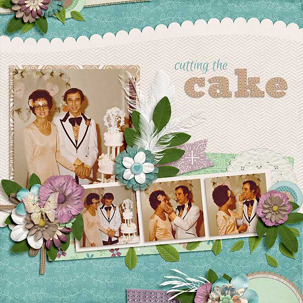 Joe + Olivia's Wedding: Cutting the Cake