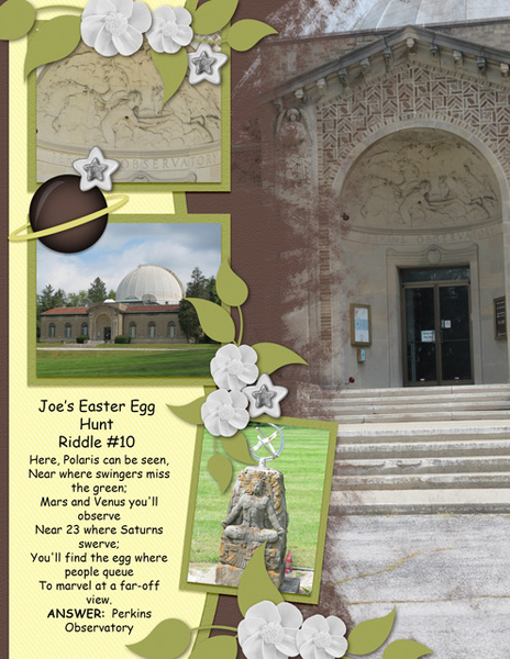 Joe's Easter Egg Hunt Riddle #10