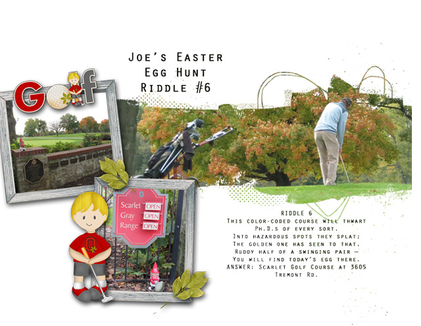 Joe's Easter Egg Hunt Riddle #6