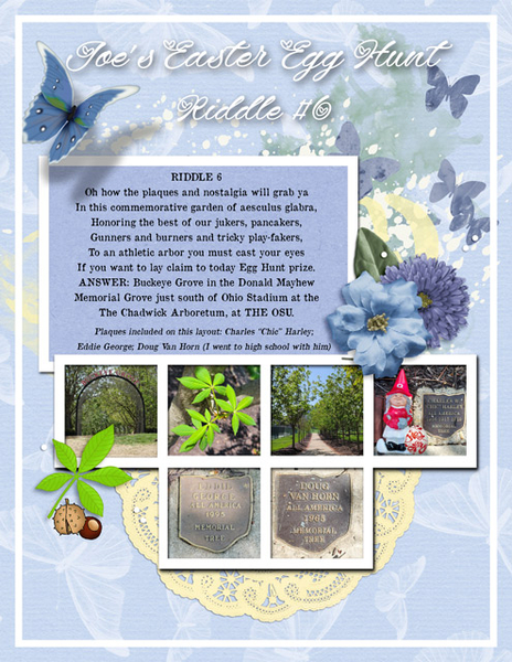 Joe's Easter Egg Hunt Riddle #6