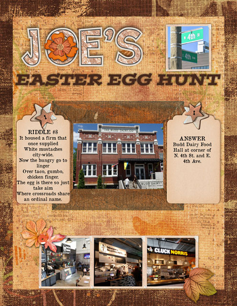 Joe's Easter Egg Hunt Riddle #8